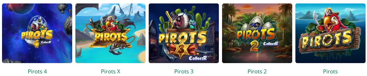 Pirots serie versies 2 3 X